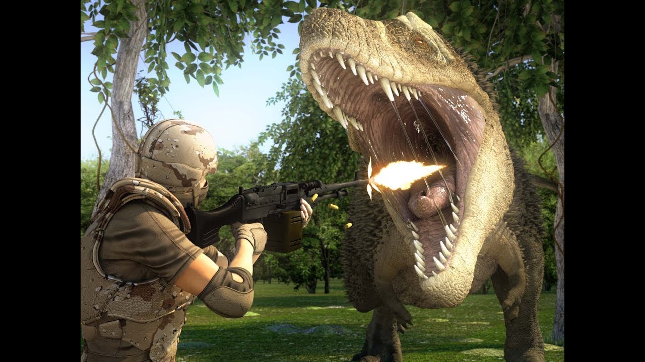 Dinosaur Hunter Dino City 2017 - Android Gameplay