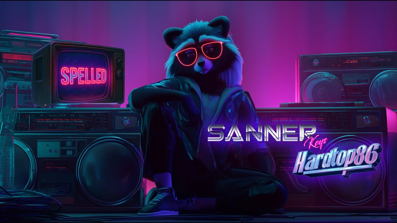 Sannerkeys and Hardtop86 - Spelled [Official Music Video] | Synthwave / Retrowave 2025