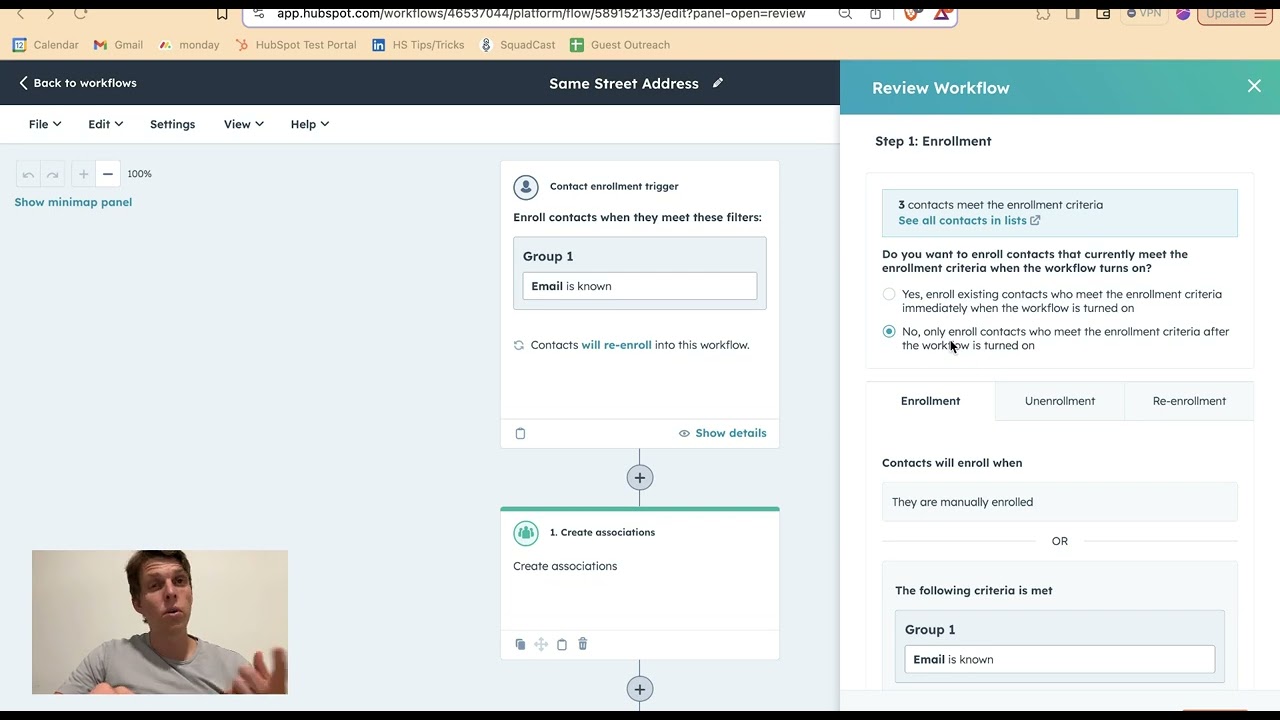 HubSpot+ Demo: HubSpot Workflow Actions for Associations