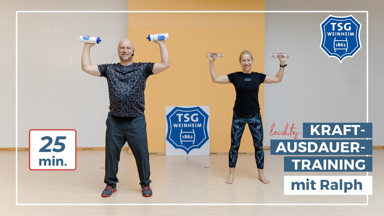 TSG Weinheim I Leichtes Kraft Ausdauer-Training mit Ralph I 25 Minuten