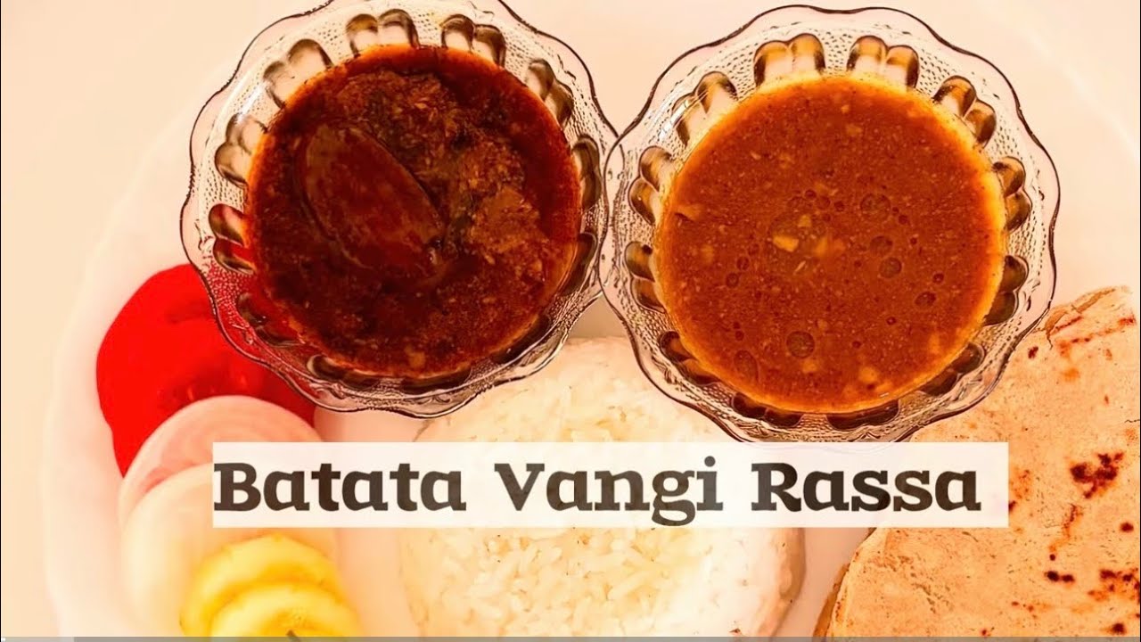 Batata Vangi Rassa | Authentic Maharashtrian Potato Brinjal Curry @HarmonyPlated #harmonyplated 