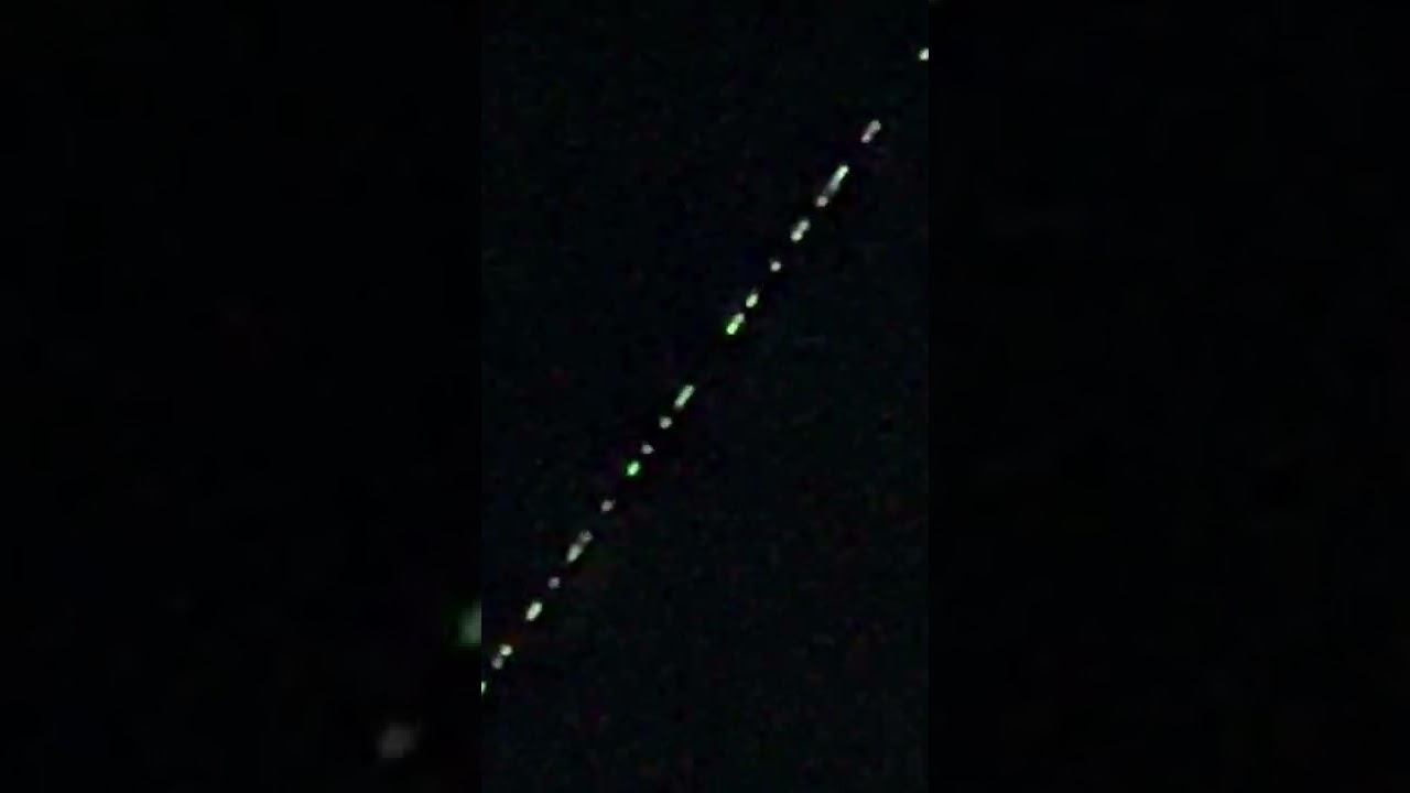 SpaceX Starlink Satellite Train 9/25/2022