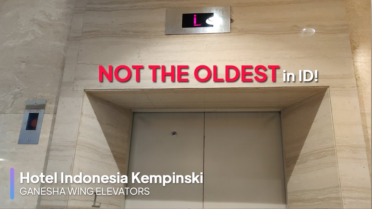 These Are NOT THE OLDEST Elevators in Indonesia!
