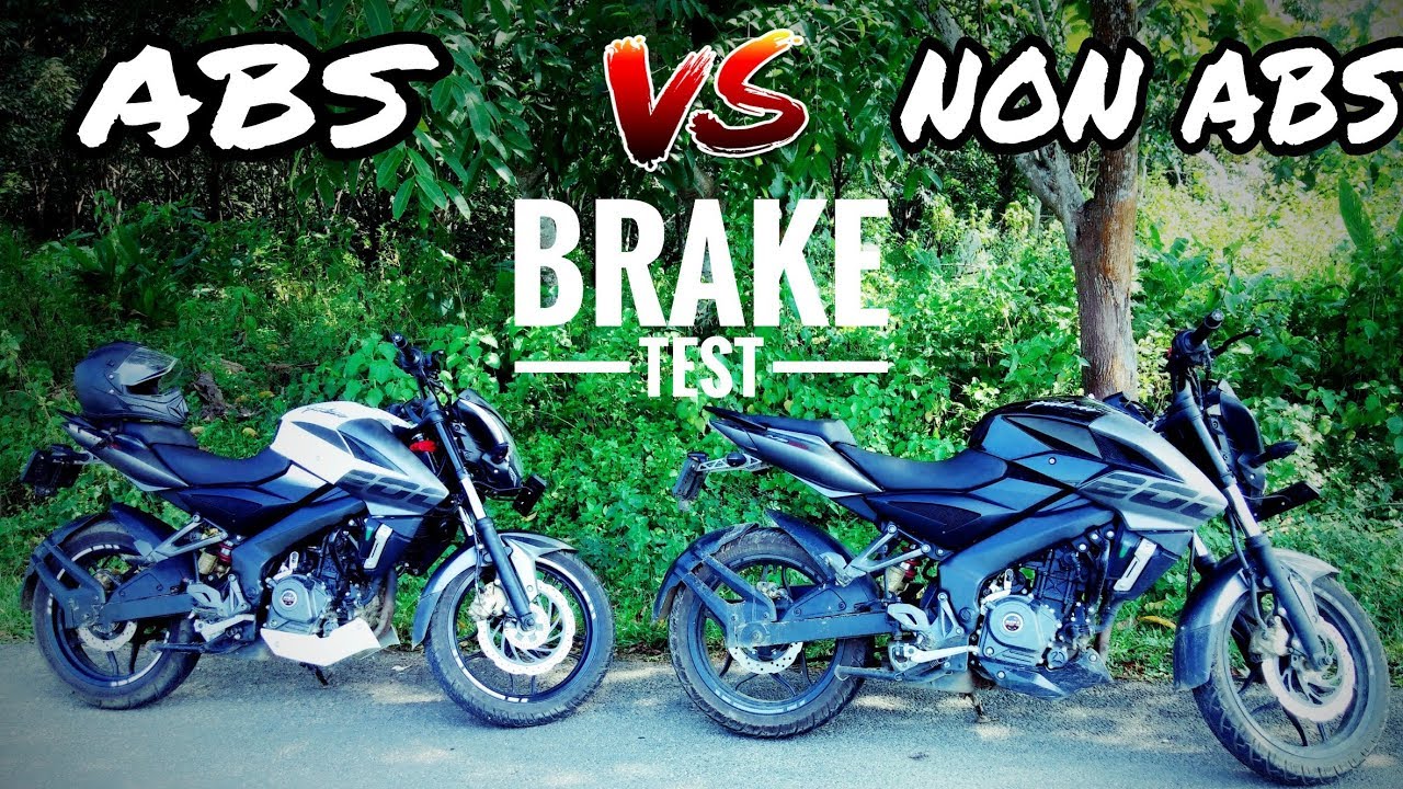 PULSAR NS200 | ABS VS NON-ABS | BRAKE TEST