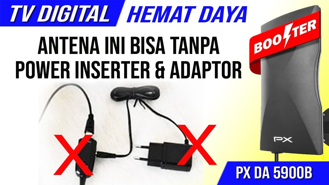 CARA ANTENA BOOSTER TANPA POWER INSERTER DAN ADAPTOR