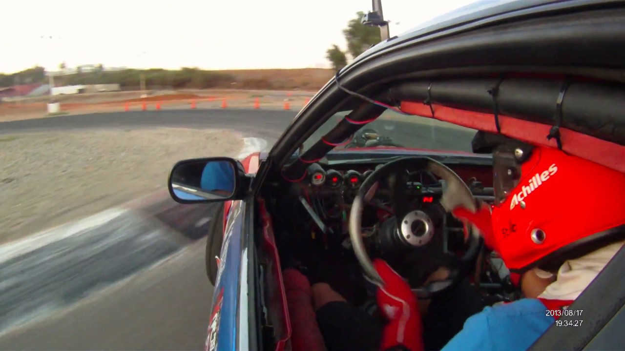 2 laps Amp Motorsports-Park - Driver Spike Chen Drifting Supercharged ls1 240sx magnuson 500HP