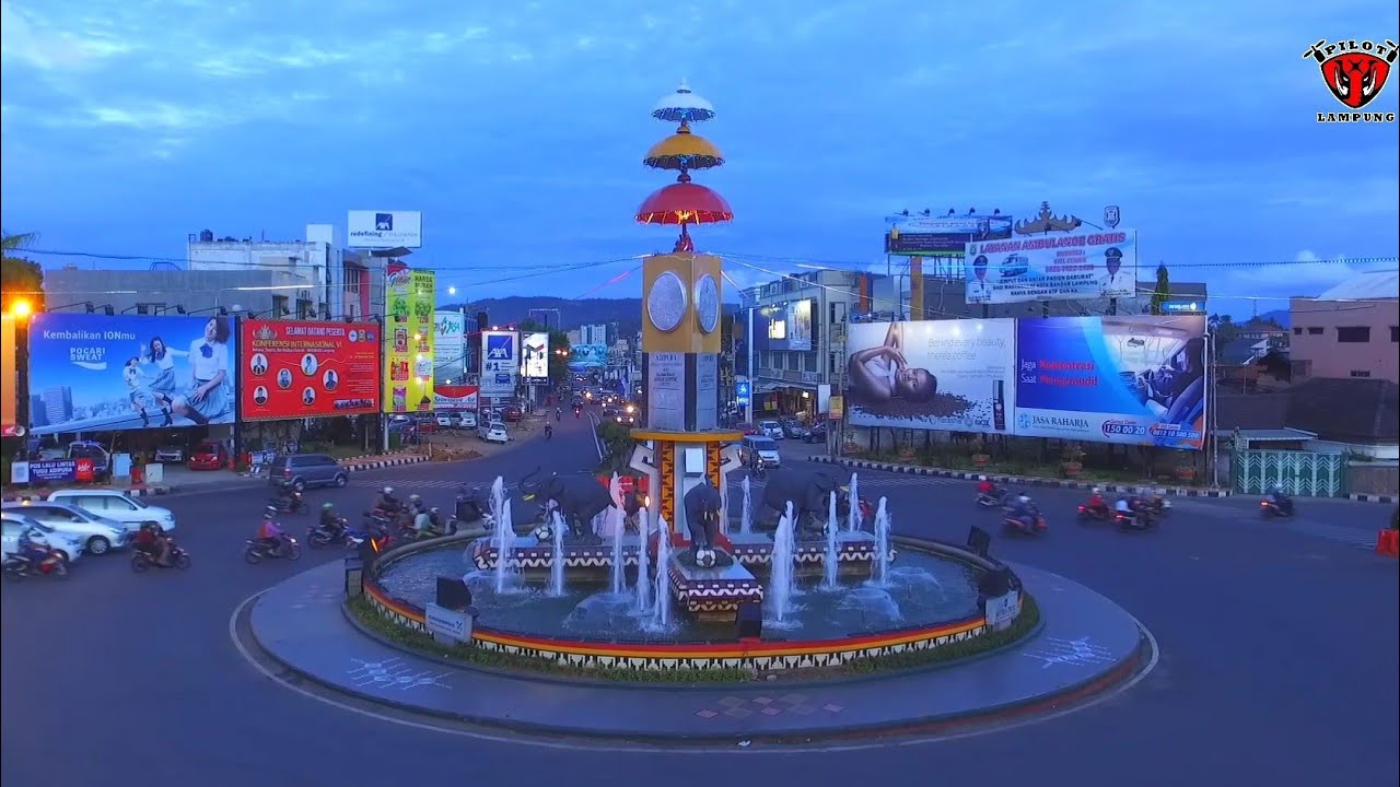 KOTA BANDAR LAMPUNG CITY || TUGU GAJAH || PILOT DRONE LAMPUNG DJI PHANTOM