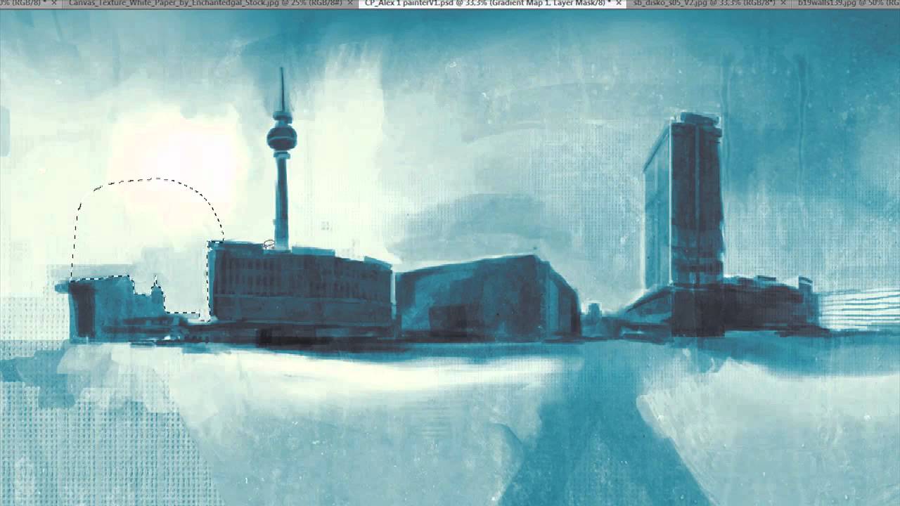 PAINTED CUBIC PANORAMA from start to finish