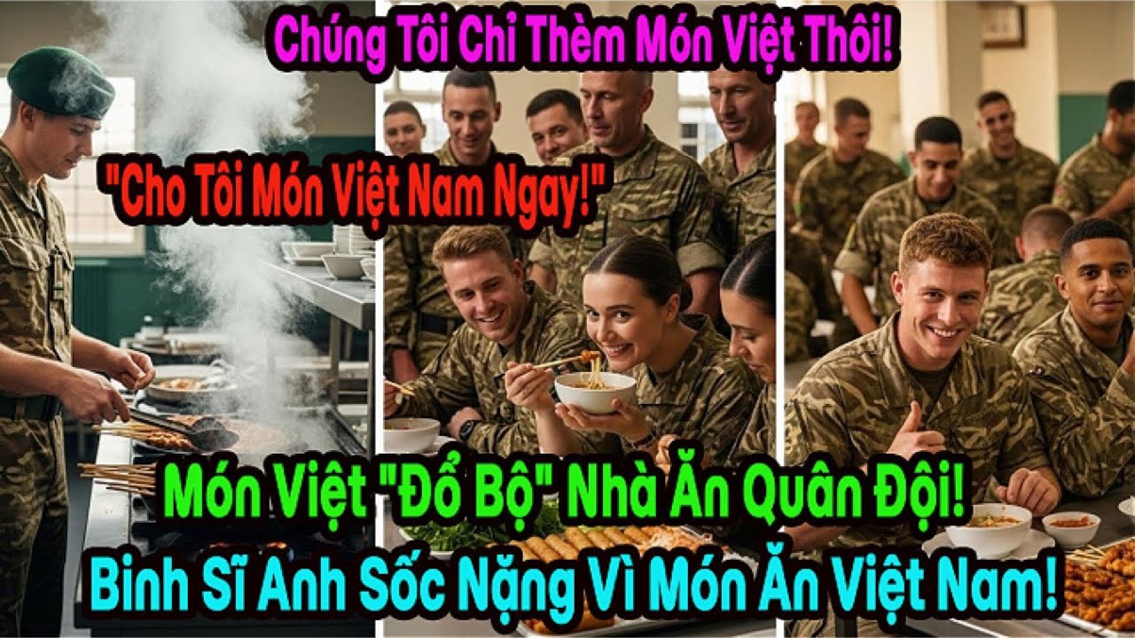 Lần Đầu Ăn Món Việt, Lính Anh Sững Sờ: 