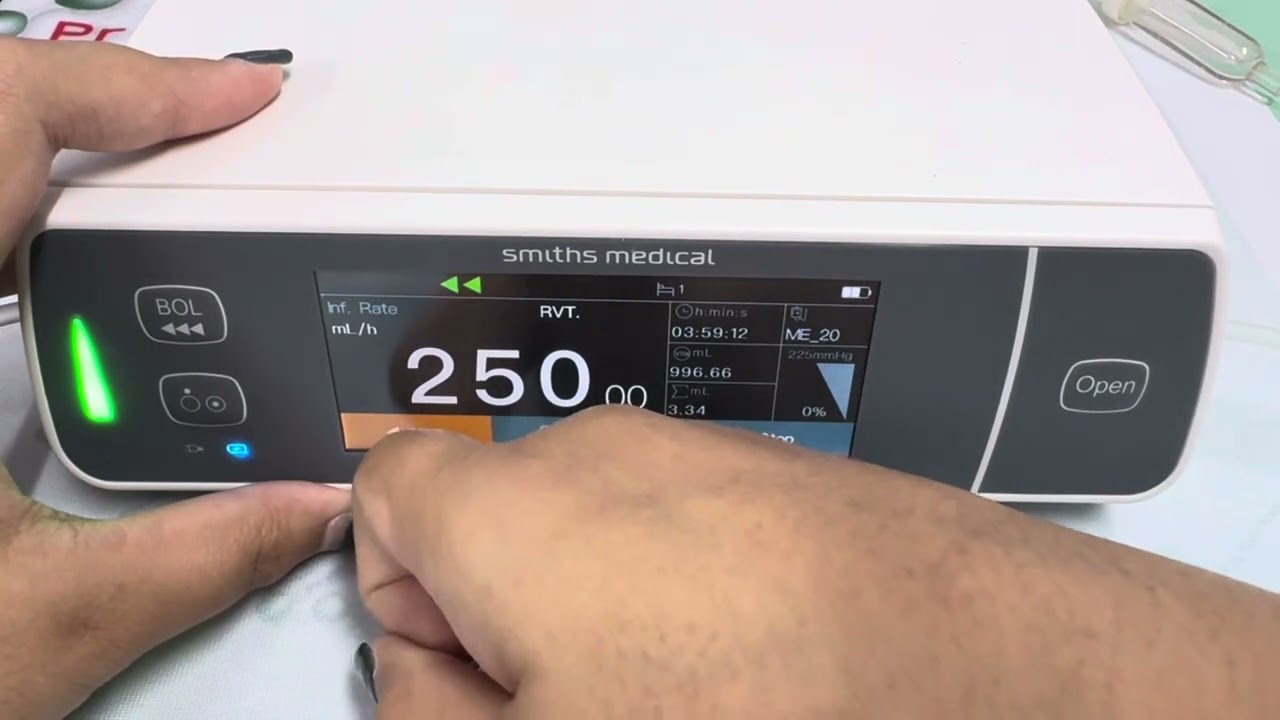 [PCP] วิธีการใช้งานเครื่อง Infusion Pump ยี่ห้อ Graseby รุ่น V20