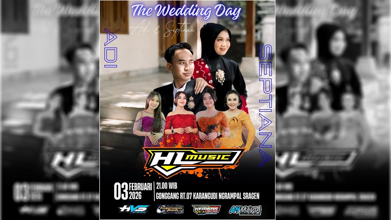 Live Campursari HL MUSIK 'Wedding Adi & Septiana' | BG Audio Pro | Kembar Ligh | HVS Sragen 4