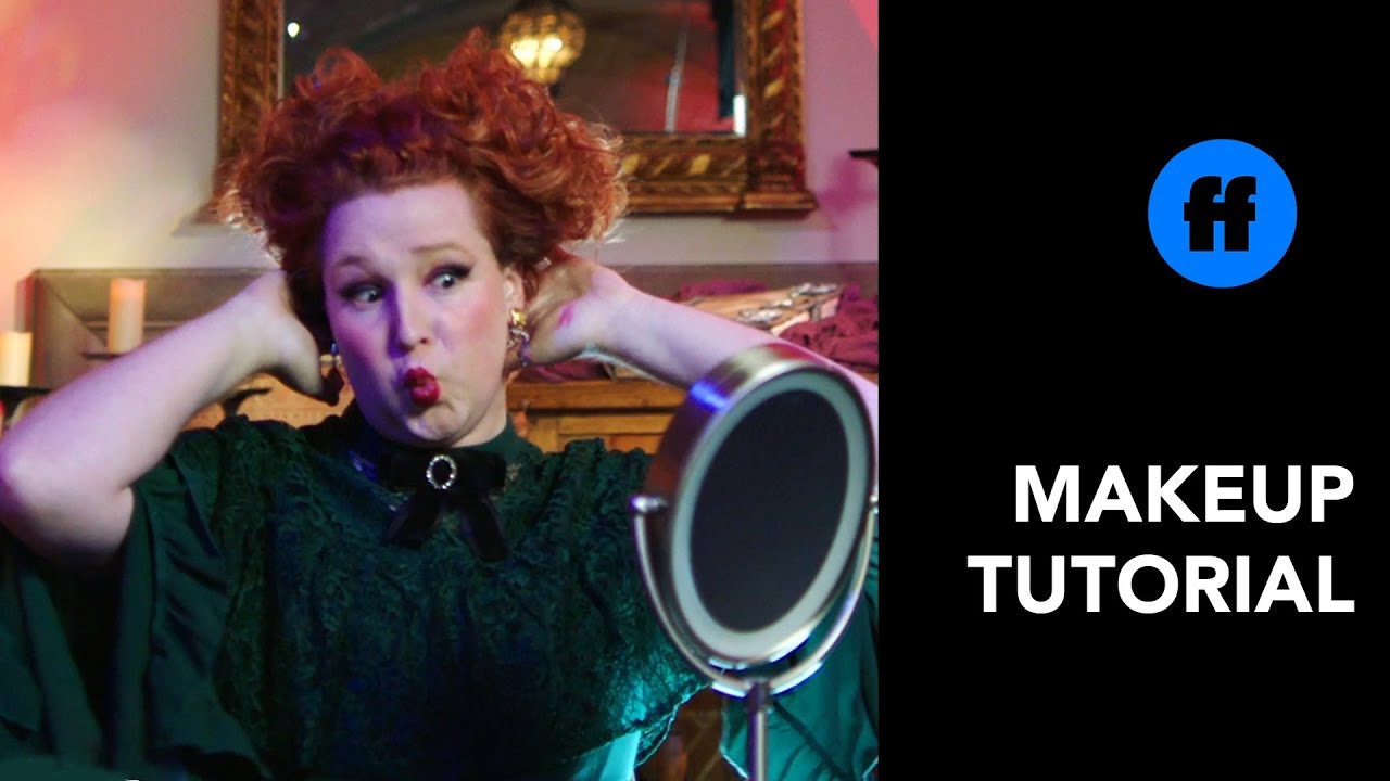 Hocus Pocus Winifred Sanderson Makeup Tutorial | 31 Nights of Halloween | Freeform