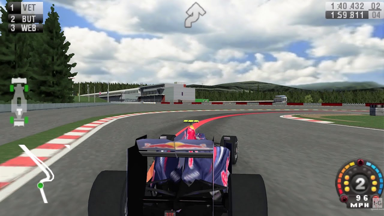 F1 2009 - PSP Gameplay (4K60fps)