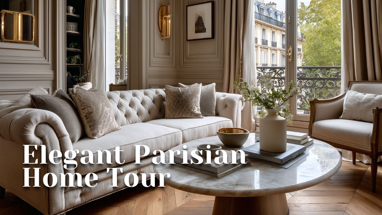 Elegant Parisian Home Tour | Timeless French Interiors & Luxury Decor Inspiration