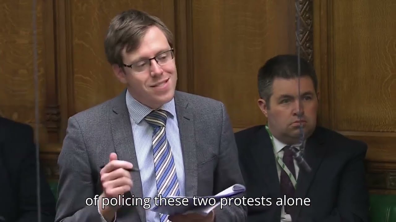 James Naish speaks against the Chinese 