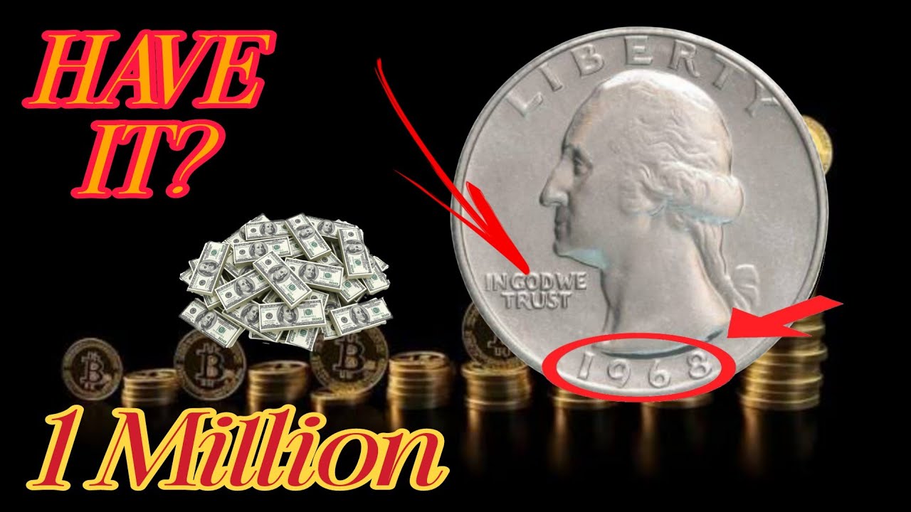 The Most Rare 1968 Error Washington Quarter Coin Value | How Much is a 1968 Quarter Dollar Worth?