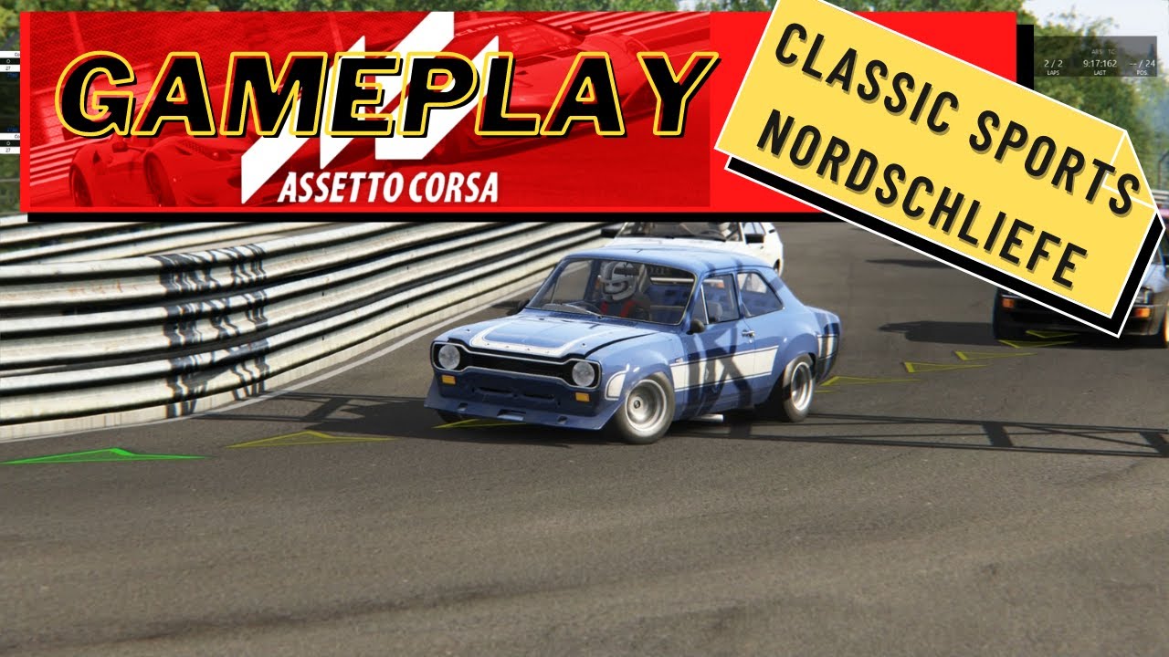 Assetto Corsa GAMEPLAY - Nordschliefe with Classic Sports Cars PC