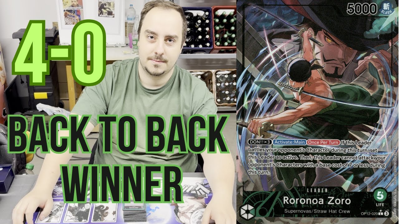Back to Back Local Wins! 2x Champ (Zoro Deck Profile - 4/0)