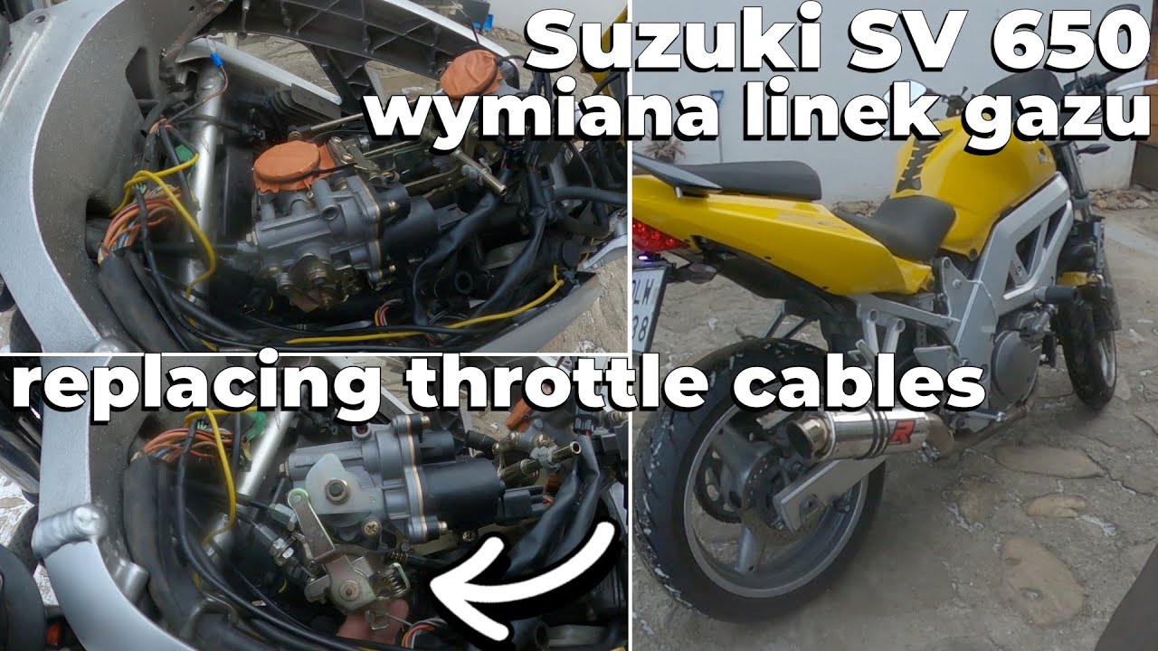 Suzuki SV 650 - Wymiana Linek Przepustnicy - Wymiana Linek Gazu
