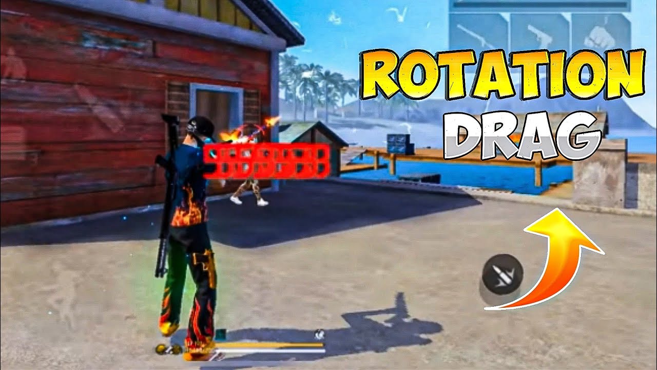 New rotation drag free fire | Top god level onetap headshot trick | 100% working