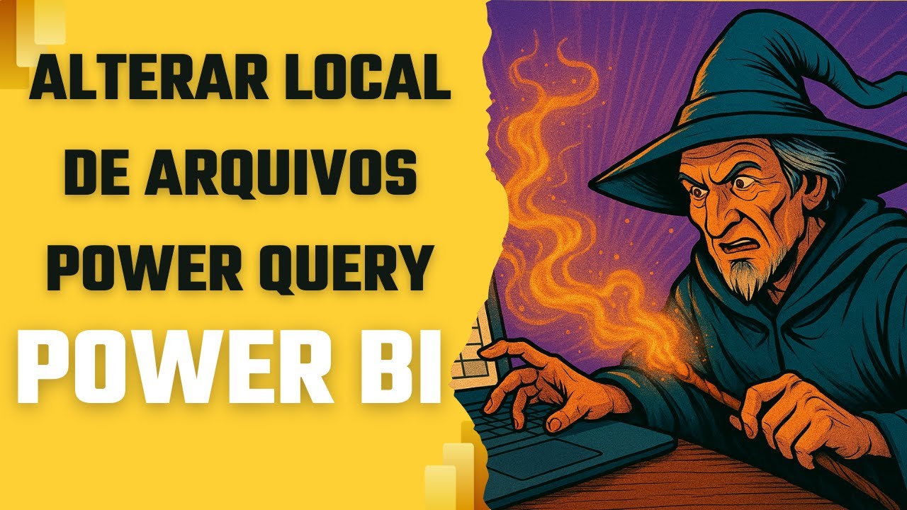 Como alterar o local de pastas de arquivos com parâmetros no Power Query do Power BI
