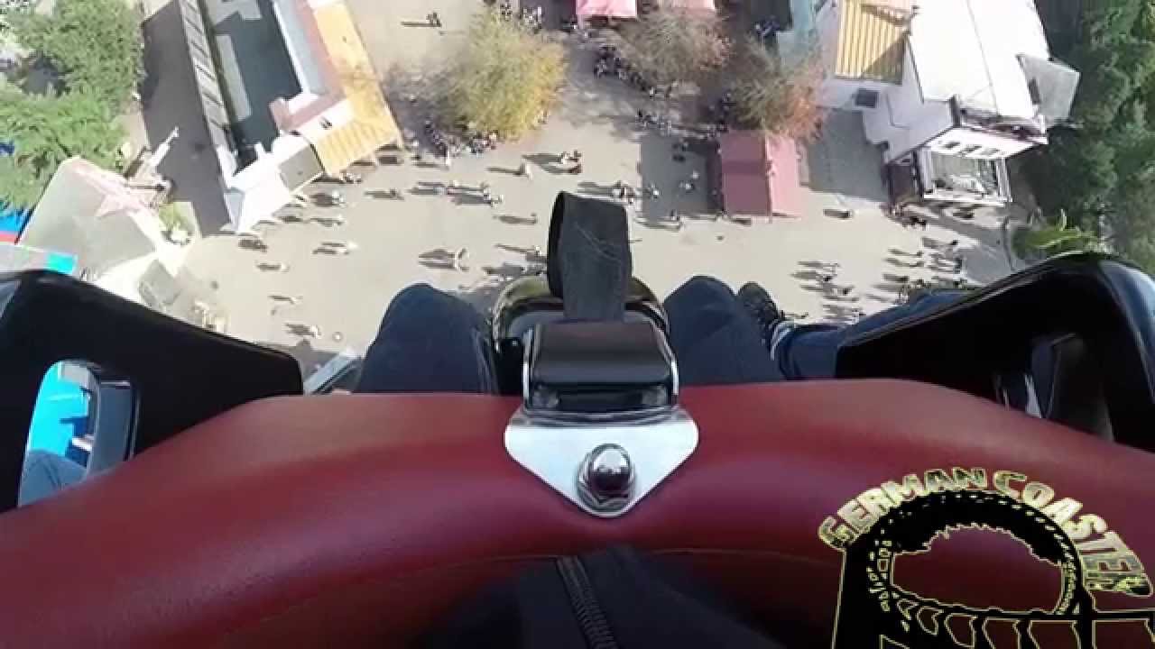 Movie Park 2014 - The high fall - Onride/Offride POV Full HD