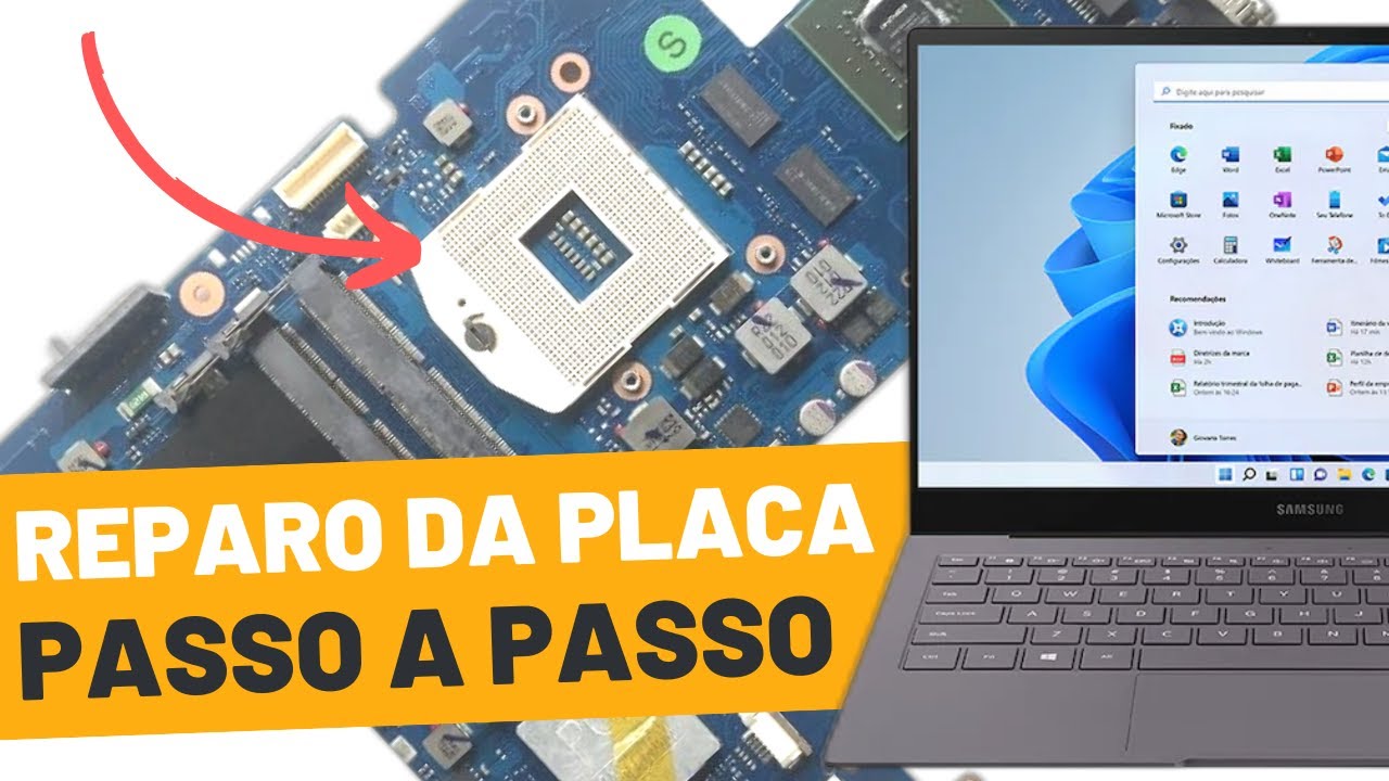 Guia Passo a Passo para o Reparo da Placa do Notebook Samsung: Parte Final