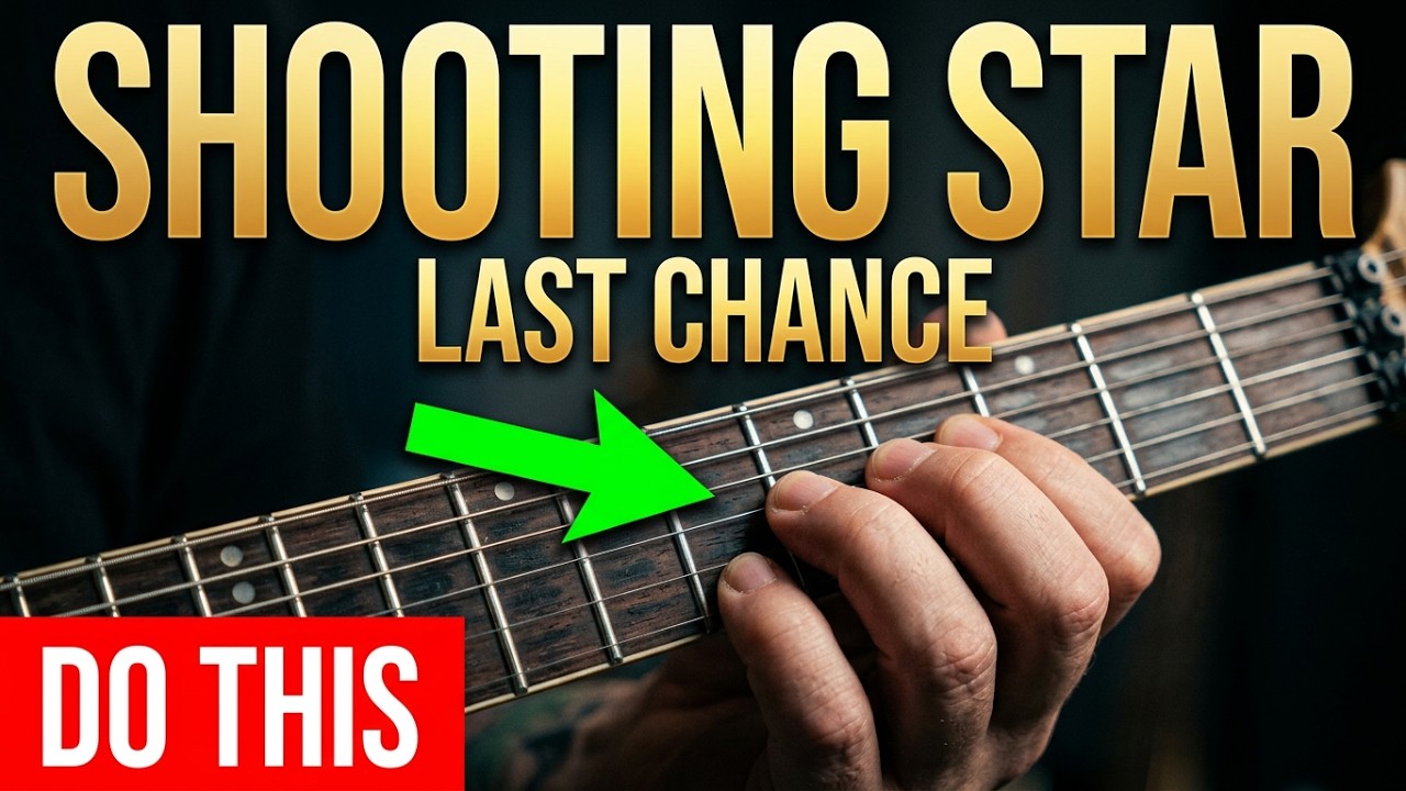 SHOOTING STAR Last Chance Guitar Lesson + How to play