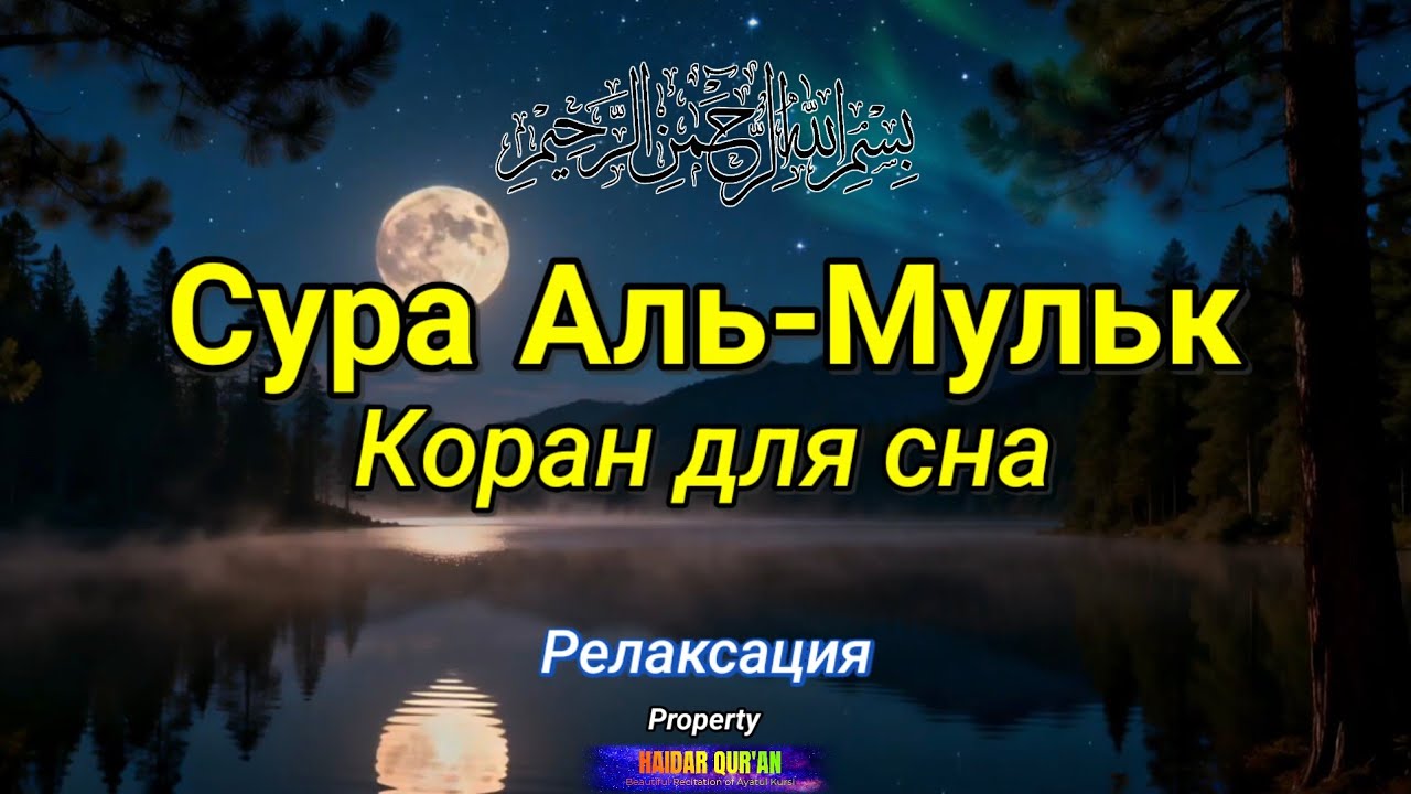 Прекрасное чтение аятов Священного Корана | Сура Аль-Мульк