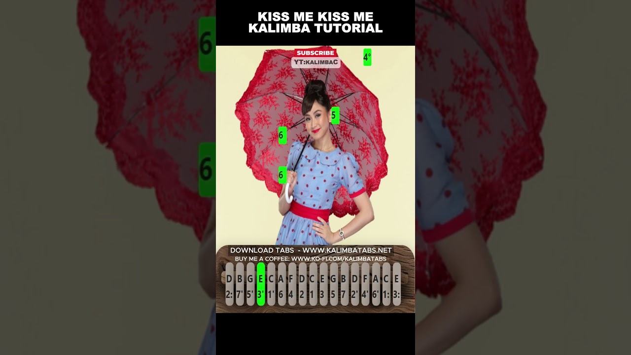 Kiss Me Kiss Me in the morning - Sarah Geronimo (Miss Granny OST) Kalimba Tutorial 