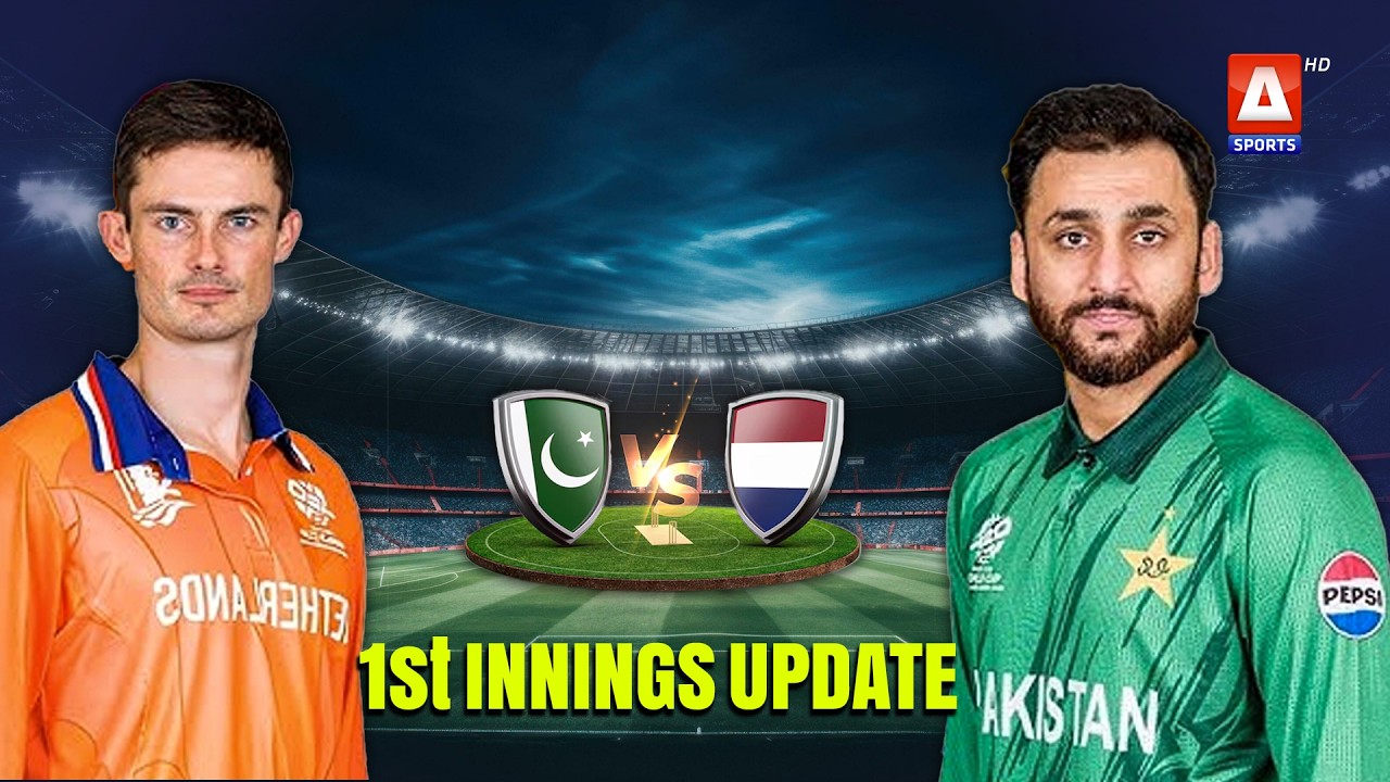 Pakistan vs Netherlands First Innings Update - World Cup 2026 | A Sports