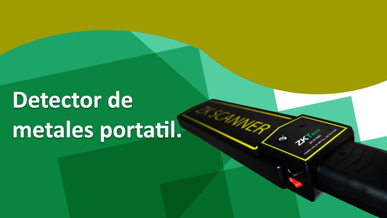 Detector de metal manual / econ&oacute;mico  y f&aacute;cil de transportar ZKTeco