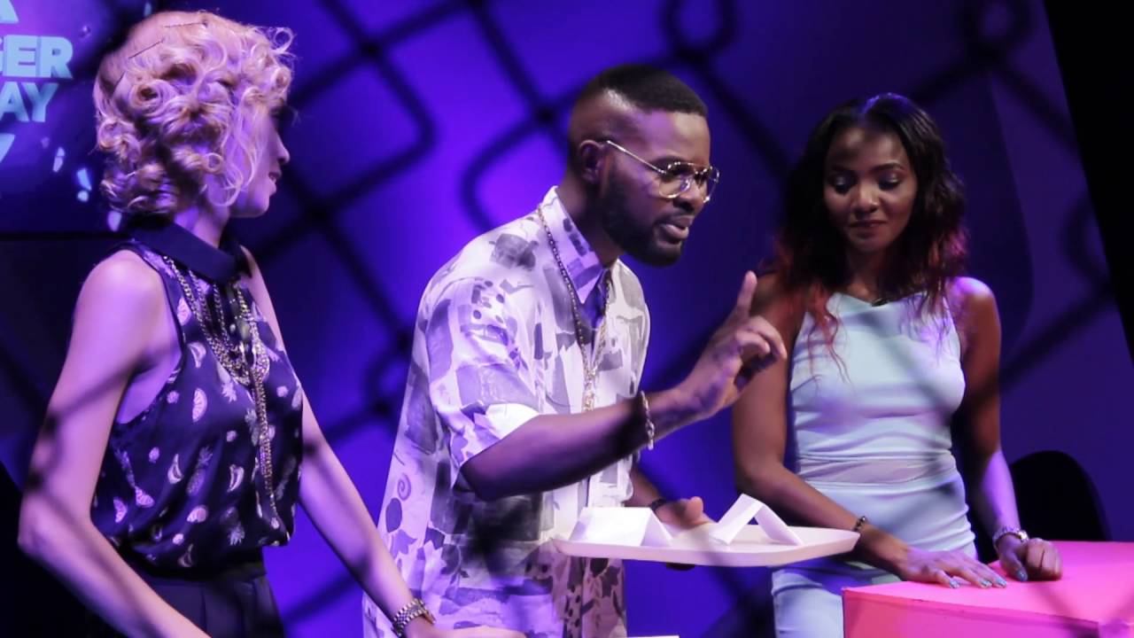 Simi acts like Seyi Shay complaining at a restaurant while Samantha Walsh acts like Phyno as a Pilot