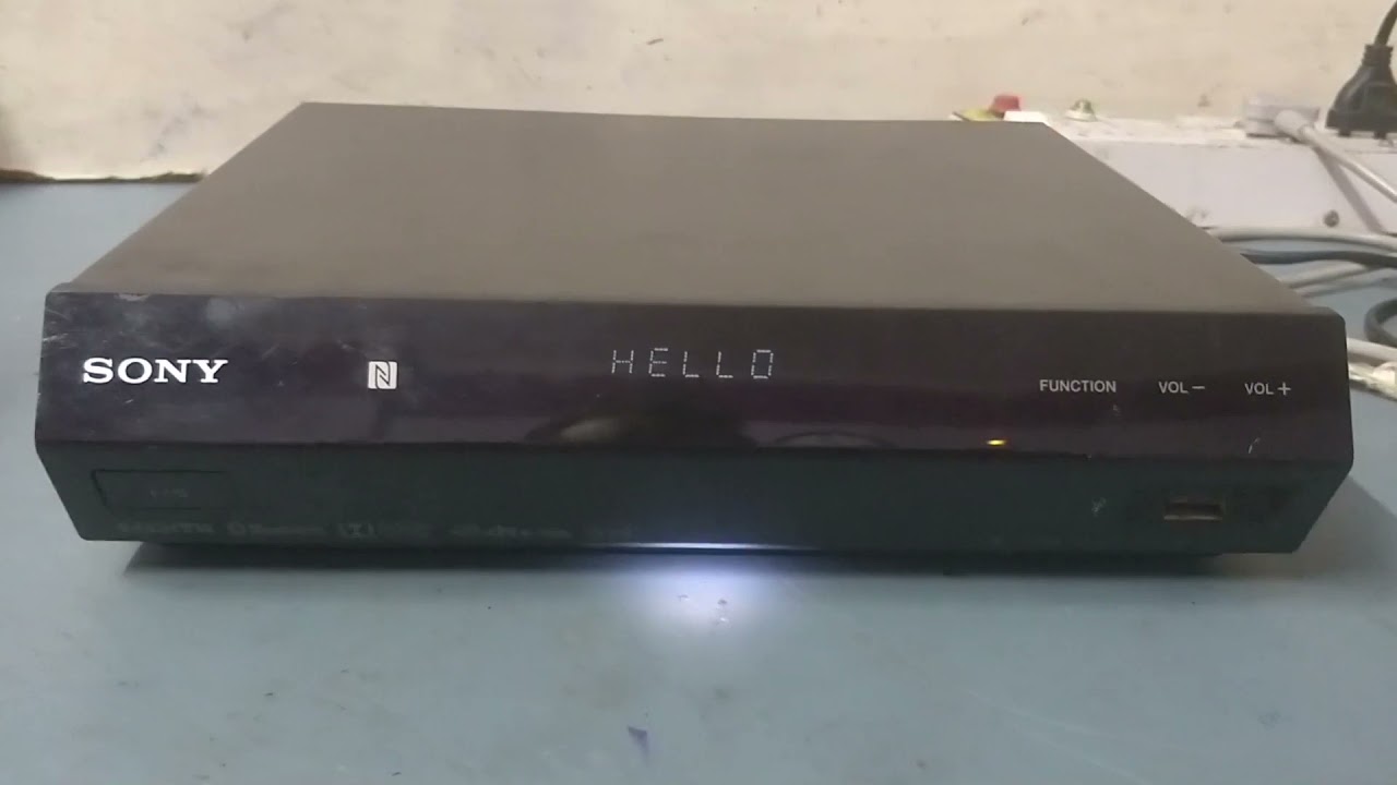 Система домашнего кинотеатра SONY, модель HT-IV300, полное видео с ремонтом кнопки питания и пров...