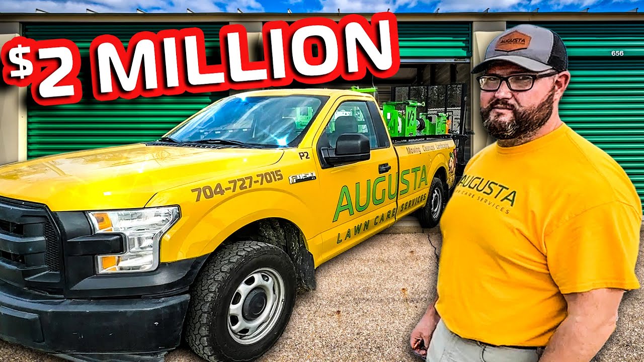 How to Run a $350K Lawn Care Business Out of a STORAGE UNIT