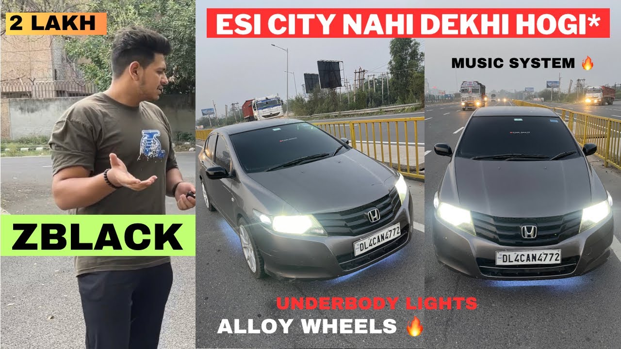 HONDA CITY MODIFIED REVIEW (HINDI) || HONDA CITY FOR SALE 🔥