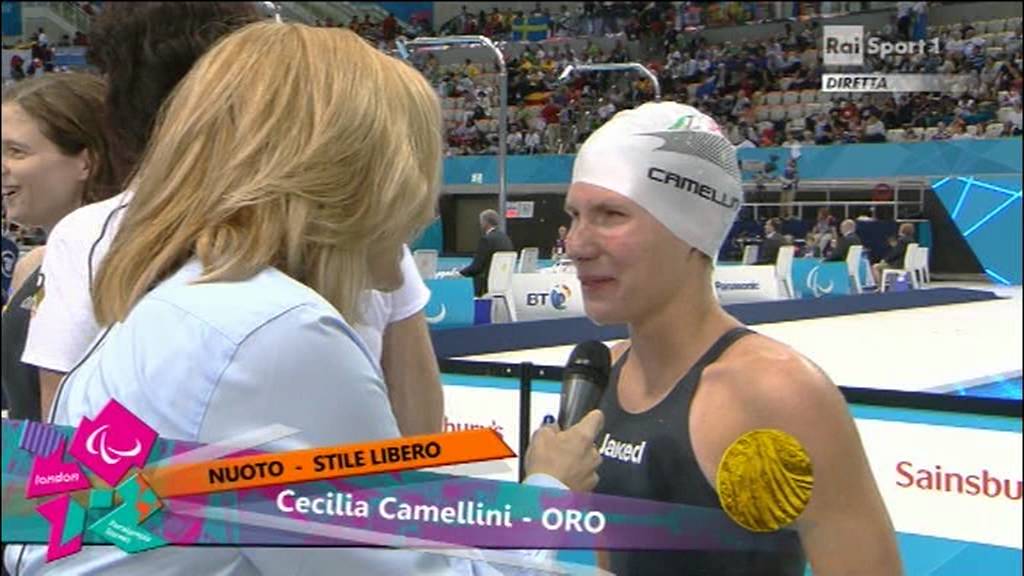 31 08 2012 Nuoto Finale 100 SL S11  Cecilia Camellini