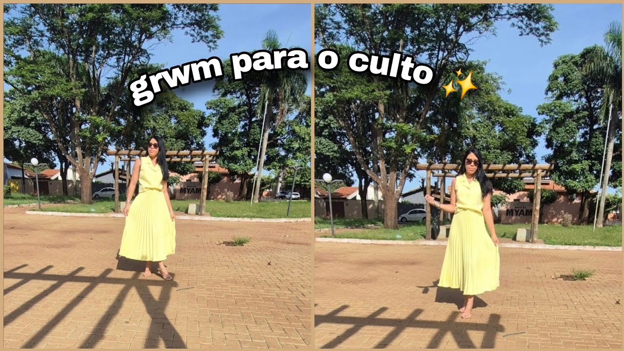 Se arrume comigo para o culto 🌼🌟✨️