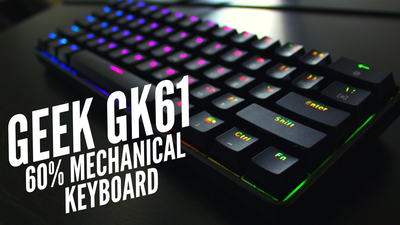 The Best 60% Mechanical Keyboard??? (Geek GK61 Gateron Optical Mechanical Keyboard)