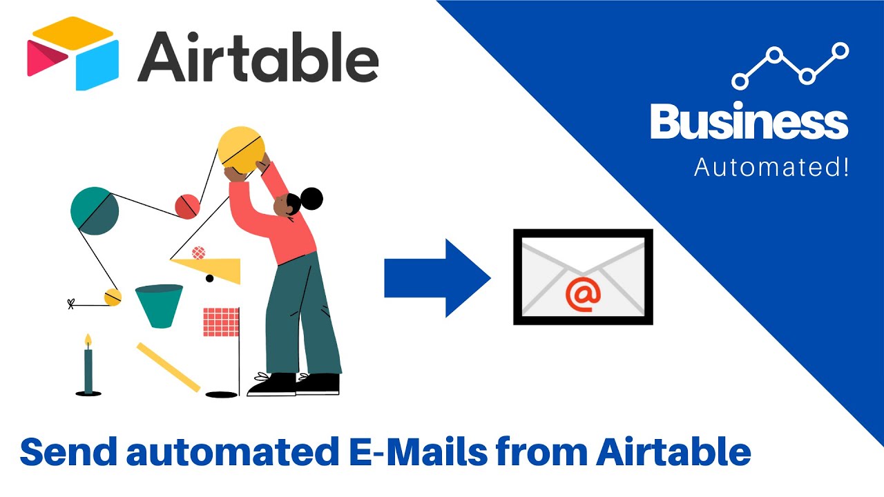 Send automated emails from Airtable using Airtable Automation - follow-up emails for Airtable CRM