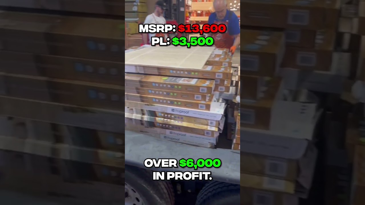 I Made Five Figures This Month Selling Flooring From Home Depot! 🔥