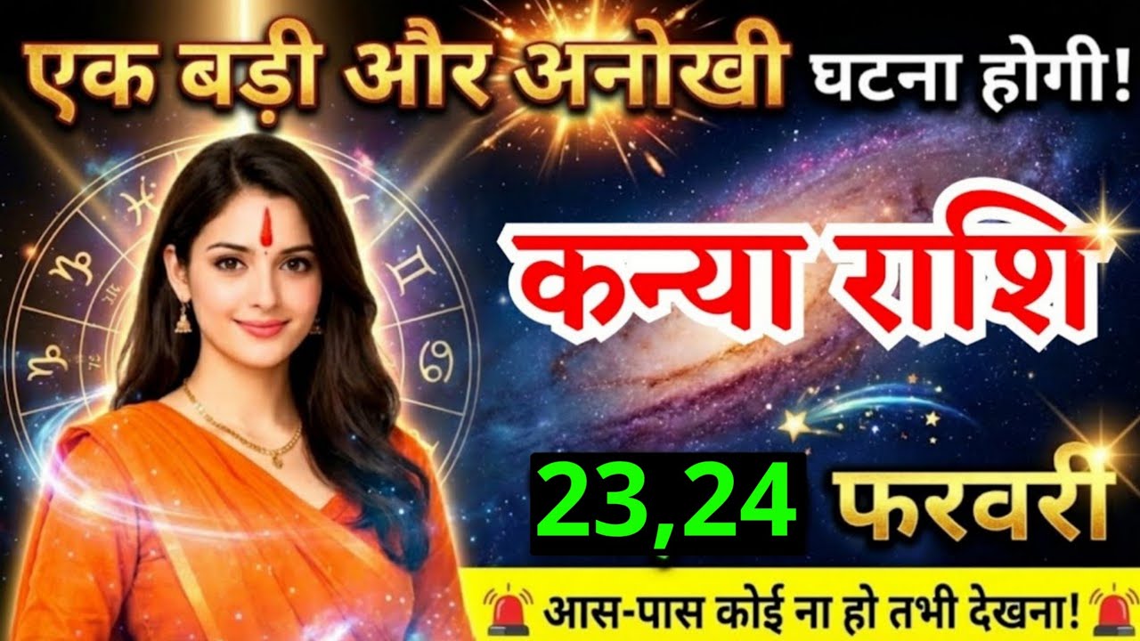 19, 20 फरवरी, कन्या राशि वालों एक बड़ी और अनोखी घटना होगी, Kanya Rashi