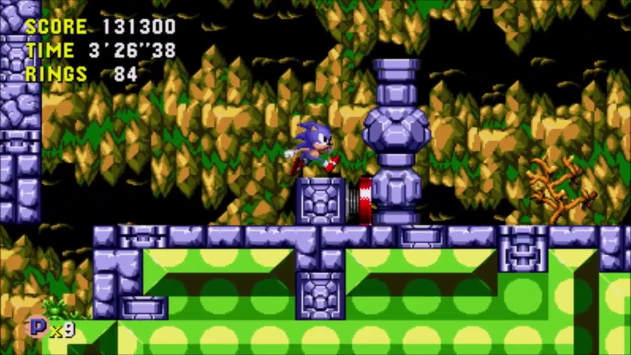 Sonic The Hedgehog CD - Parte 4 - Uma Caverna Hídrica