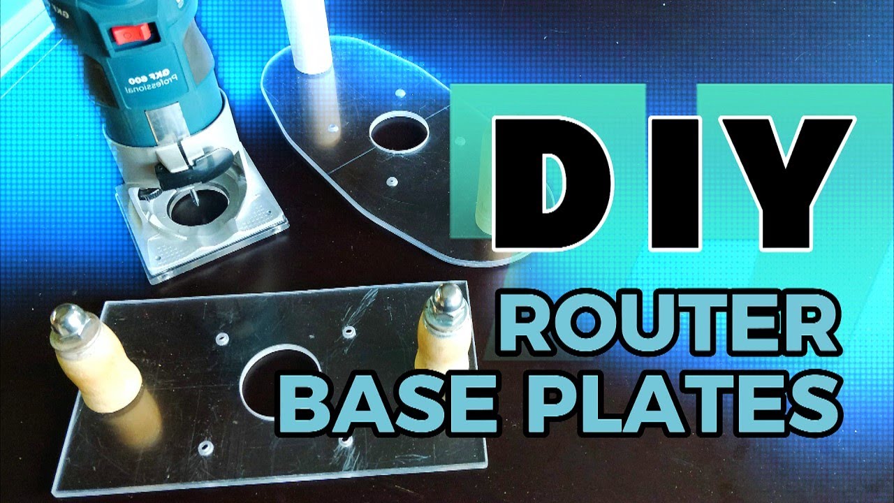 DIY Router Base Plates From Old Plexiglass - A Weekend Project!