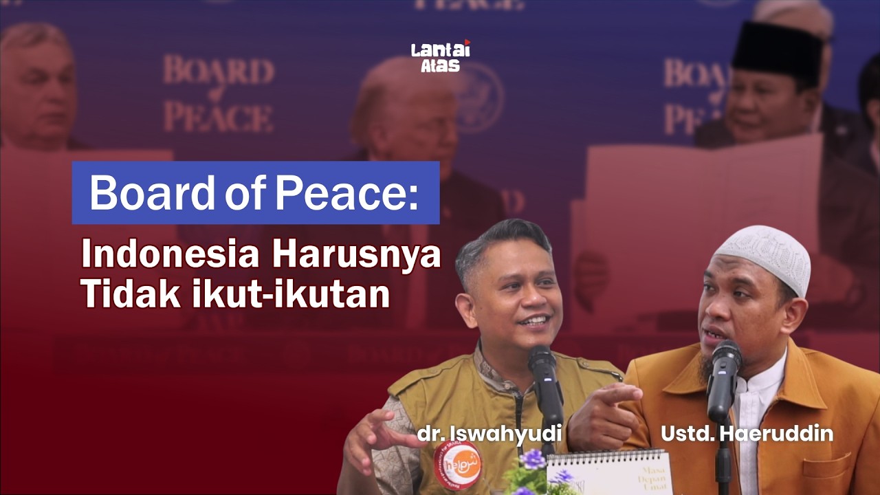 Kalau benar ingin membela Palestina, harusnya Indonesia Tidak Ikutan BoP