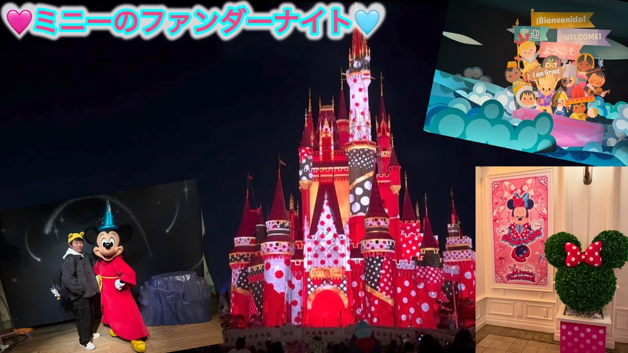 【komeのDiLOG】ミニーのファンダーナイトを鑑賞しました🩷🏰🎀
