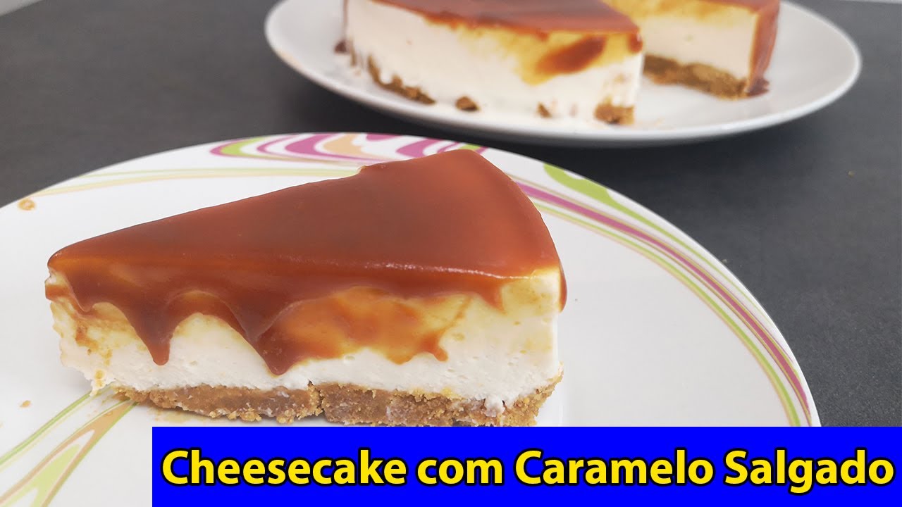 Cheesecake com Caramelo Salgado