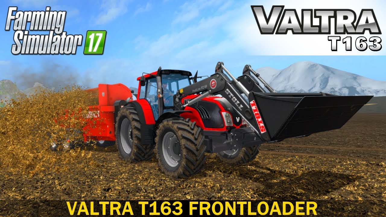 Farming Simulator 17 VALTRA T163 FRONTLOADER TRACTOR