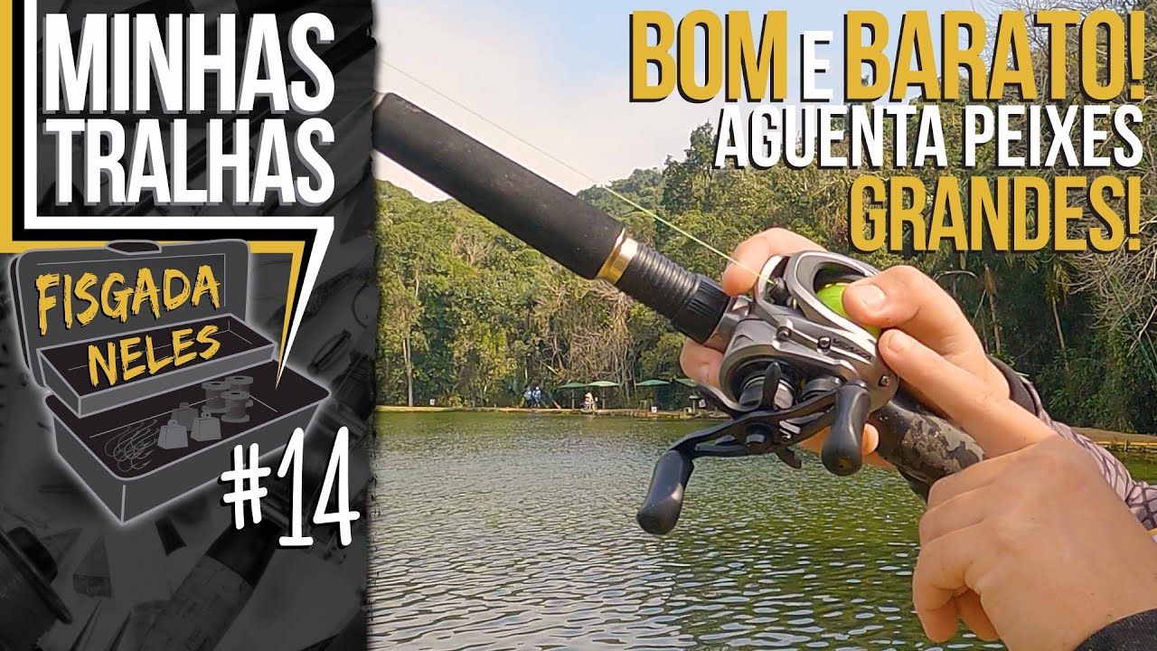 CARRETILHA BOA, BARATA E QUE AGUENTA PEIXES GRANDES!