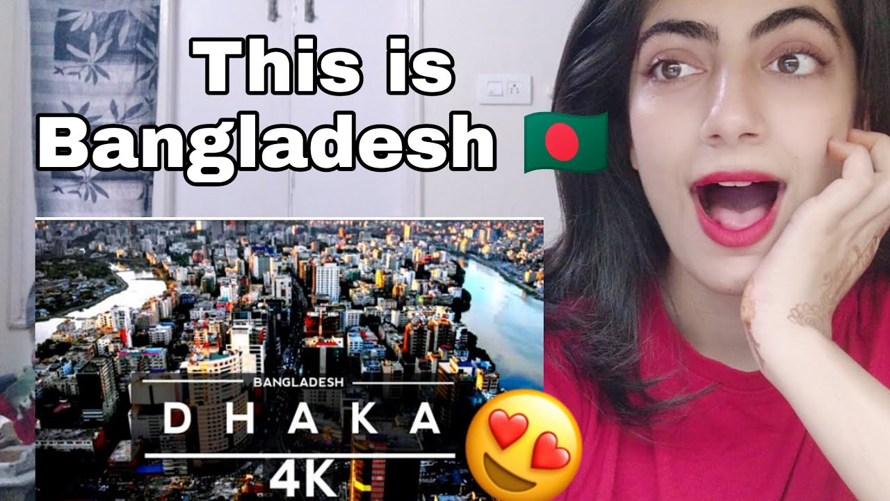 Dhaka , Bangladesh 🇧🇩 4K by drone Travel Reaction